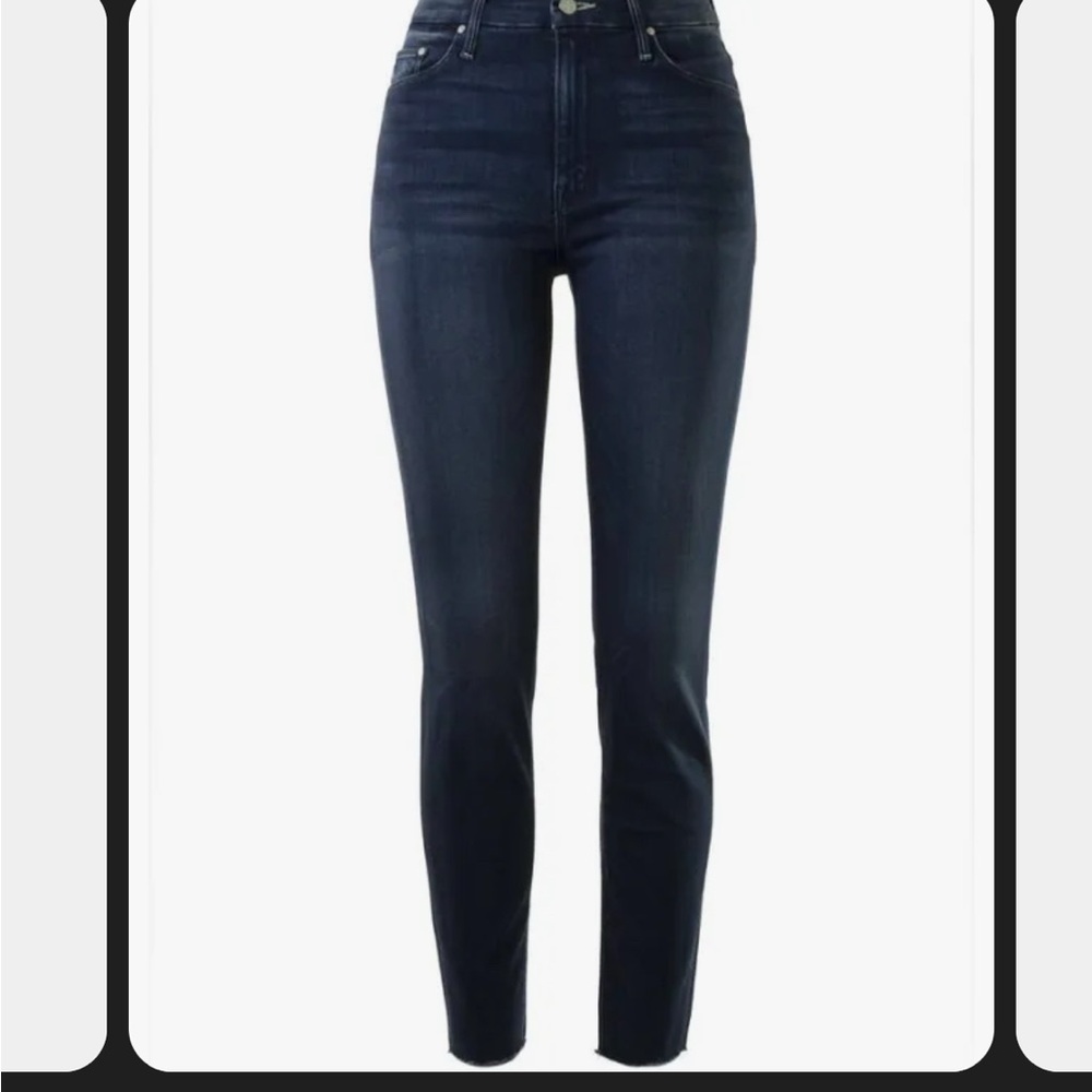 Mother high Waisted Looker Ankle Fray, size 25